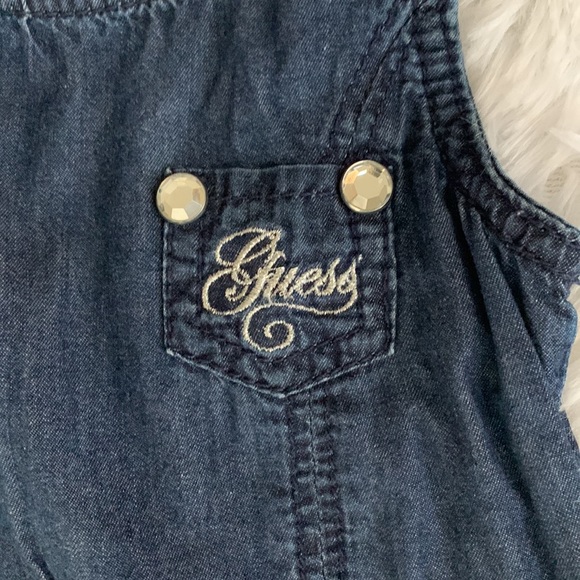 Very cute and stylish Guess denim glittery tier dress! - Picture 5 of 6